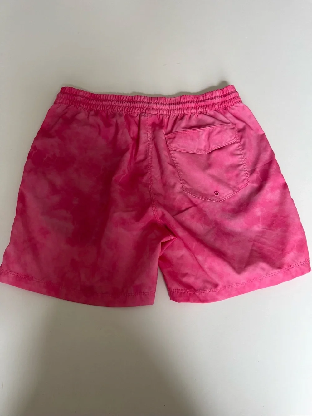 Mens Hurley Hot Pink Tie-Dye Swim Shorts 16 1/2” Medium
